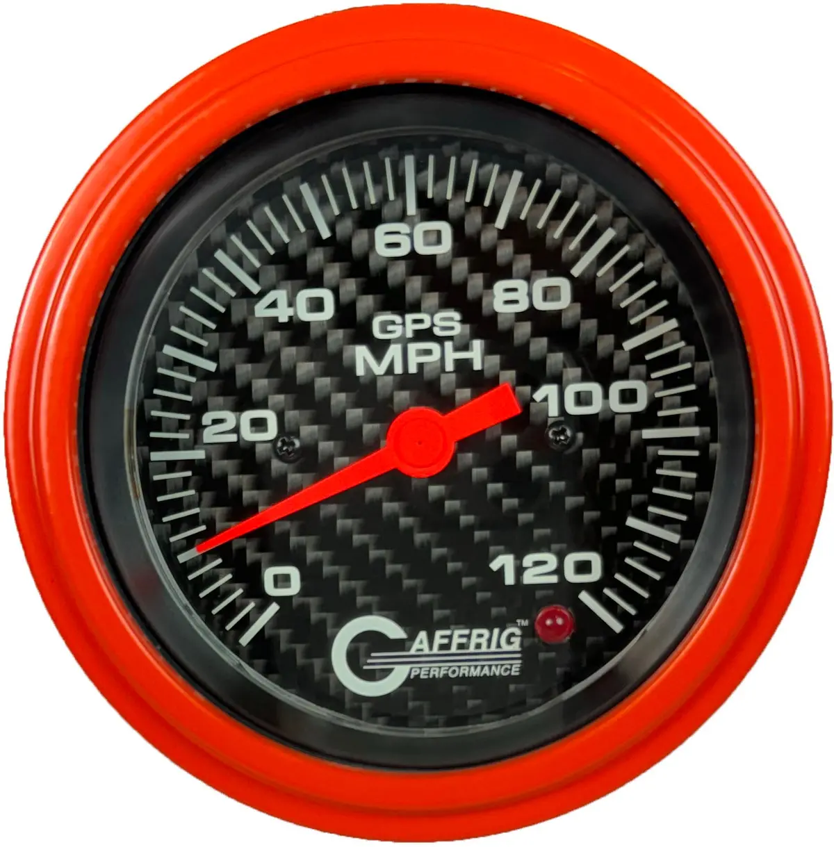 Gaffrig Part #4055 3 3/8 Inch Gps Analog 120 Mph Speedometer Marine Boat Gauge Head Only Carbon Fiber 21