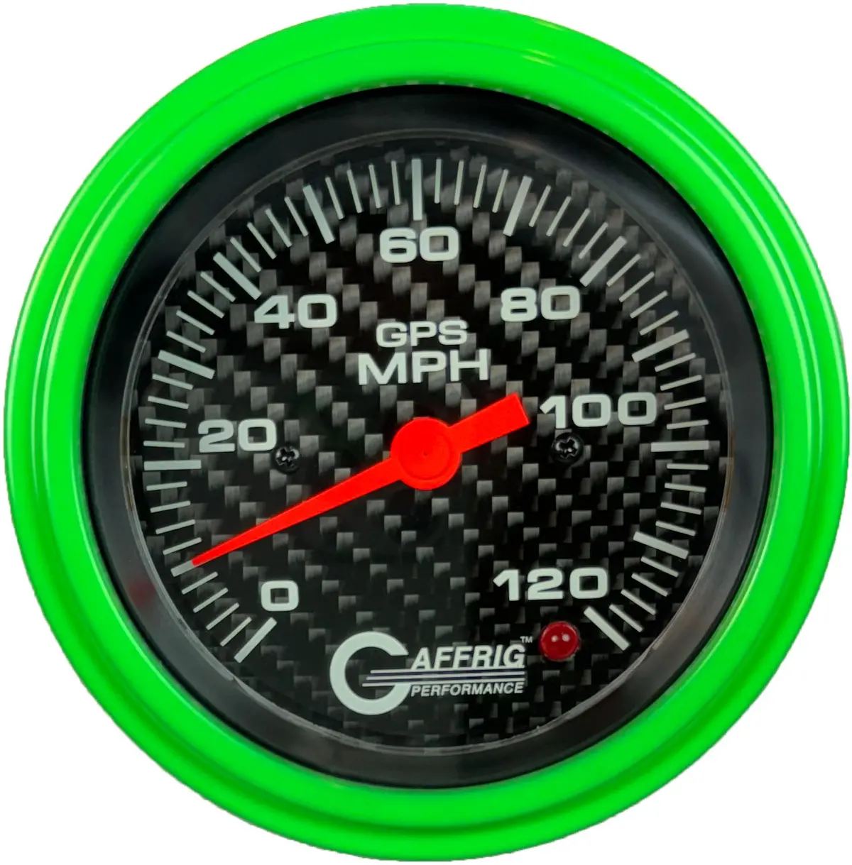 Gaffrig Part #4055 3 3/8 Inch Gps Analog 120 Mph Speedometer Marine Boat Gauge Head Only Carbon Fiber 23