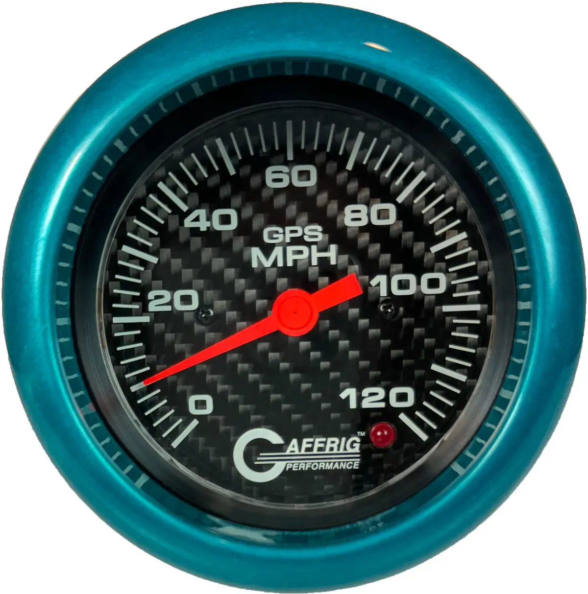 Gaffrig Part #4055 3 3/8 Inch Gps Analog 120 Mph Speedometer Marine Boat Gauge Head Only Carbon Fiber 7