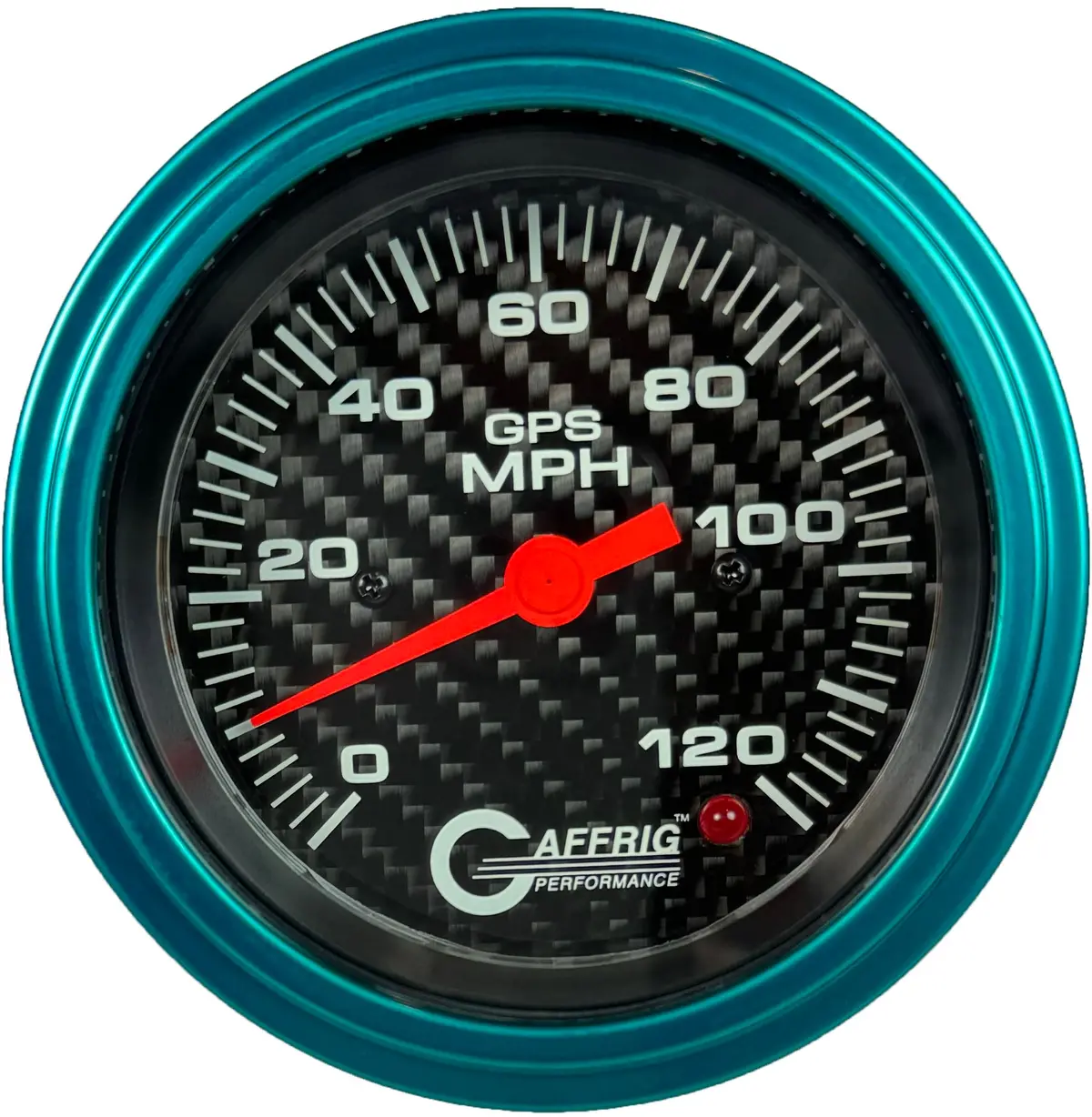 Gaffrig Part #4055 3 3/8 Inch Gps Analog 120 Mph Speedometer Marine Boat Gauge Head Only Carbon Fiber 6