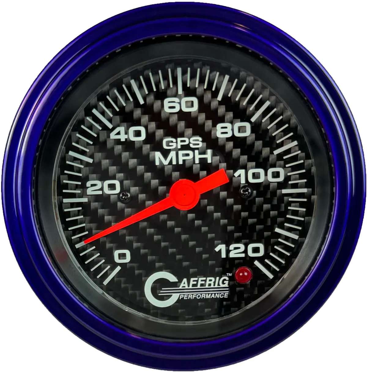 Gaffrig Part #4055 3 3/8 Inch Gps Analog 120 Mph Speedometer Marine Boat Gauge Head Only Carbon Fiber 8