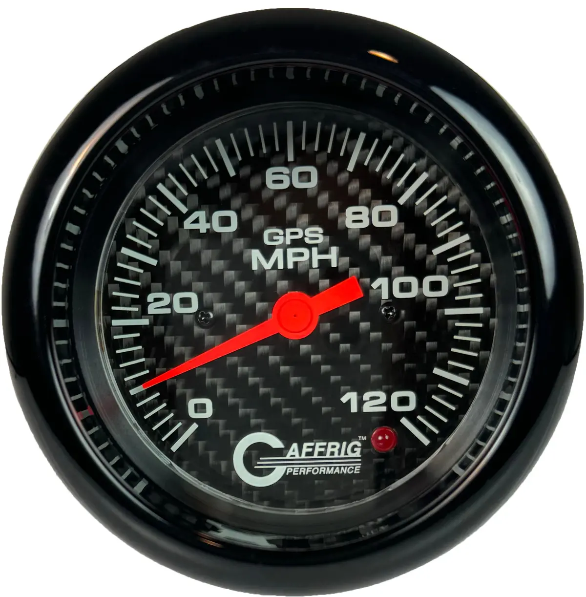 Gaffrig Part #4055 3 3/8 Inch Gps Analog 120 Mph Speedometer Marine Boat Gauge Head Only Carbon Fiber 10