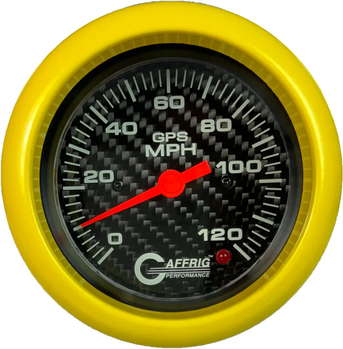Gaffrig Part #4055 3 3/8 Inch Gps Analog 120 Mph Speedometer Marine Boat Gauge Head Only Carbon Fiber 12