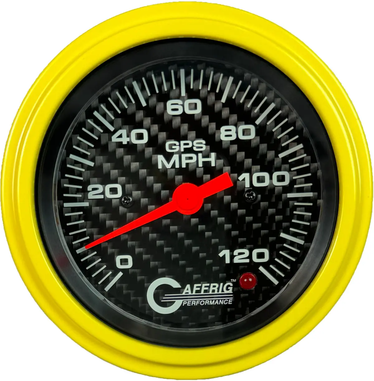 Gaffrig Part #4055 3 3/8 Inch Gps Analog 120 Mph Speedometer Marine Boat Gauge Head Only Carbon Fiber 11