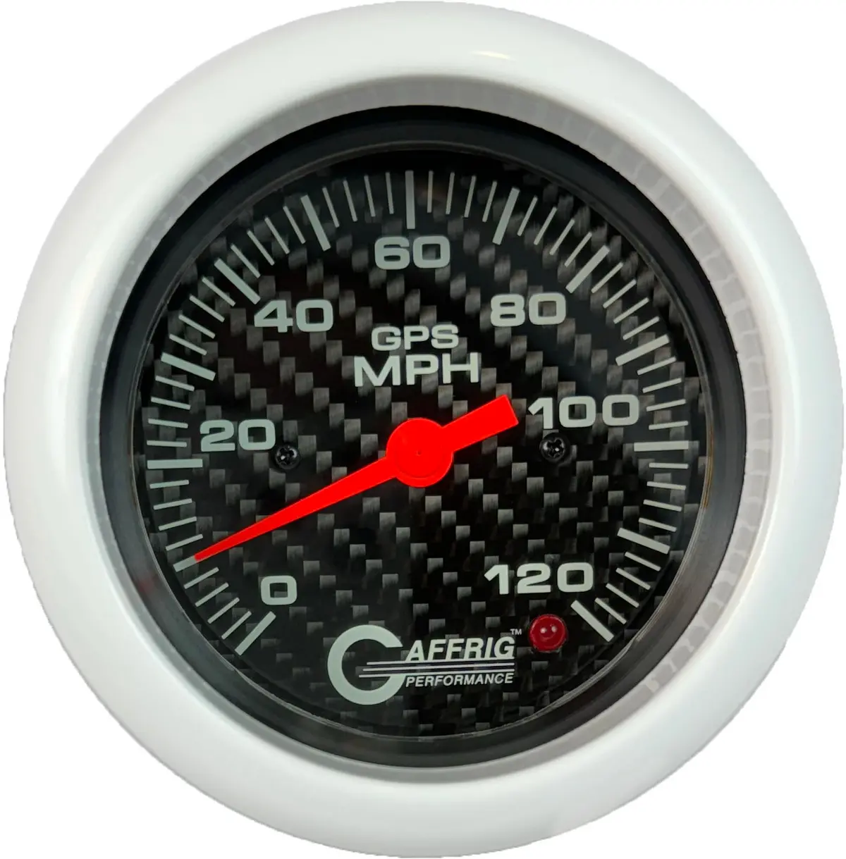 Gaffrig Part #4055 3 3/8 Inch Gps Analog 120 Mph Speedometer Marine Boat Gauge Head Only Carbon Fiber 14