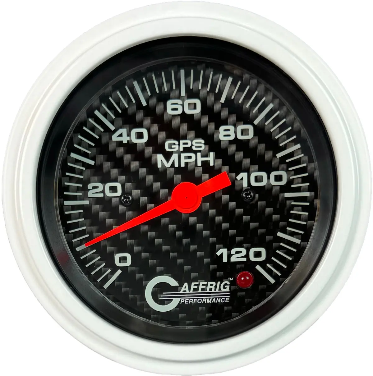 Gaffrig Part #4055 3 3/8 Inch Gps Analog 120 Mph Speedometer Marine Boat Gauge Head Only Carbon Fiber 13
