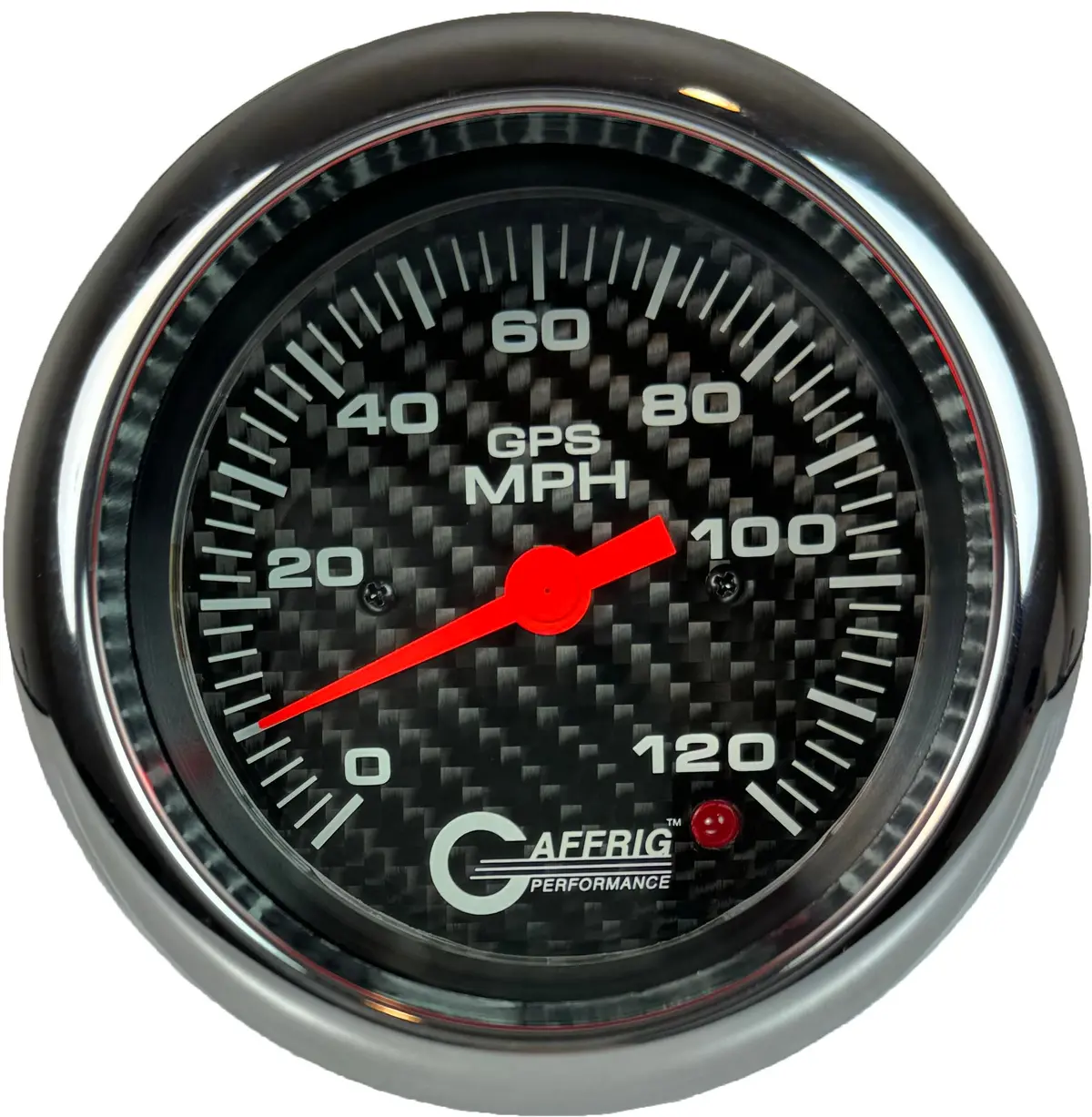 Gaffrig Part #4055 3 3/8 Inch Gps Analog 120 Mph Speedometer Marine Boat Gauge Head Only Carbon Fiber 16