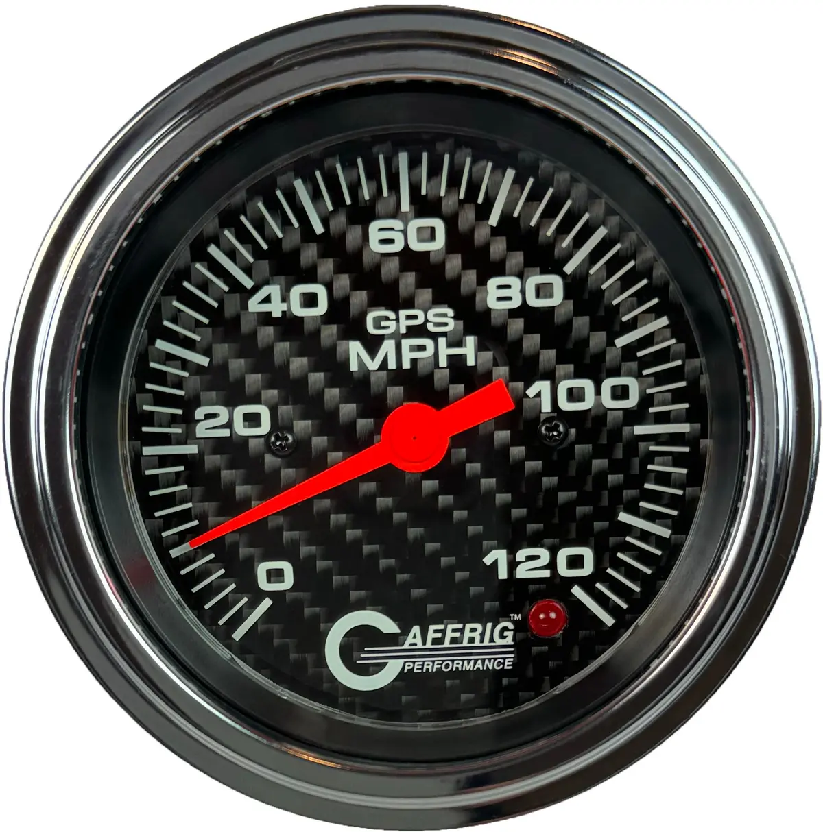 Gaffrig Part #4055 3 3/8 Inch Gps Analog 120 Mph Speedometer Marine Boat Gauge Head Only Carbon Fiber 15