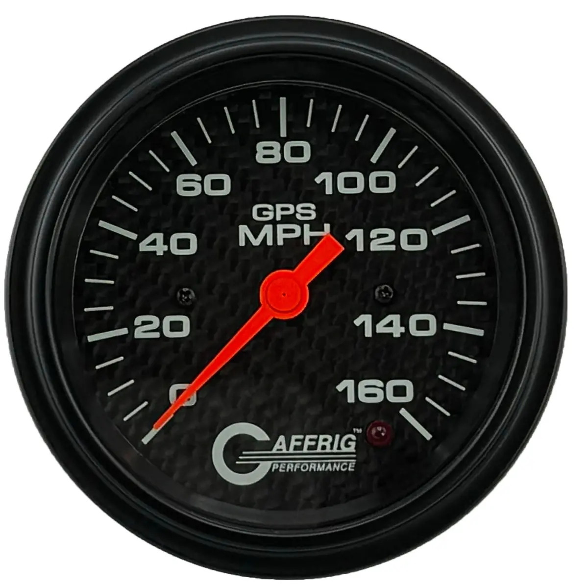 Gaffrig Part #4057 3 3/8 Inch Gps Analog 160 Mph Speedometer Marine Boat Gauge Head Only Carbon Fiber 9