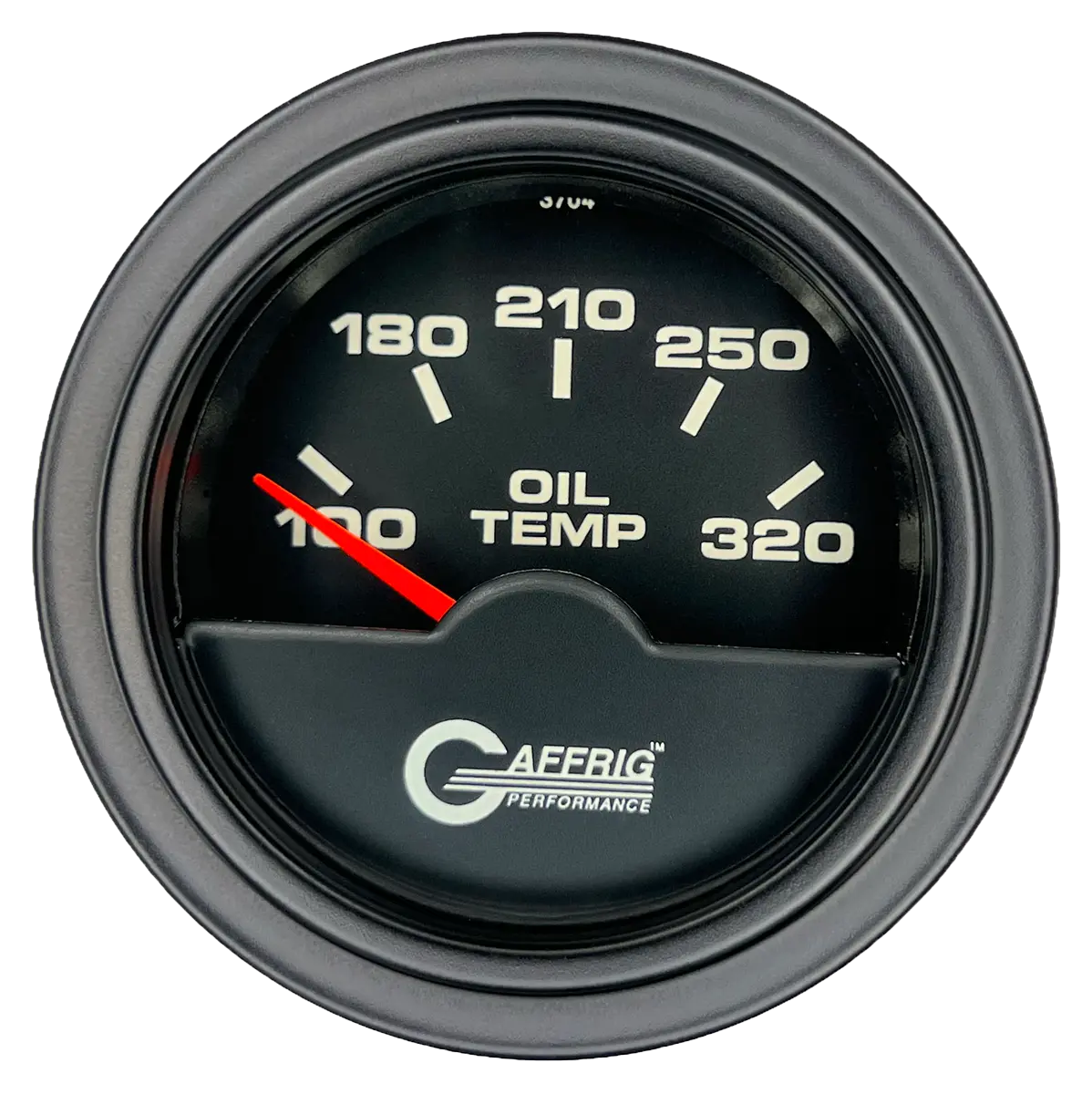 Gaffrig Part #5020 2 Inch Electric Oil Temperature Marine Boat Gauge 100-320 F Black 9