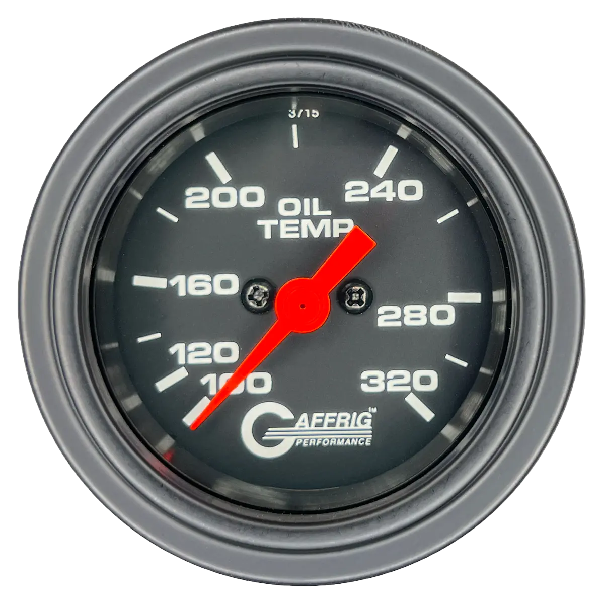 Gaffrig Part #5022 2 Inch Electric Oil Temperature Marine Boat Gauge 100-320 F Black 9