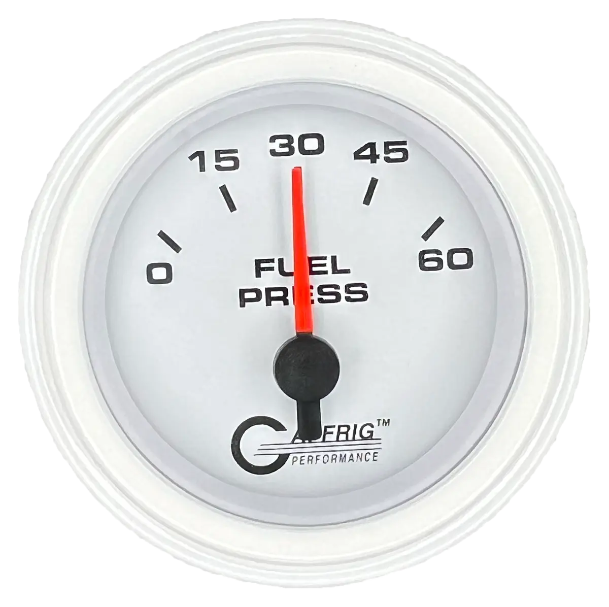 Gaffrig Part #5508 2 Inch Electric Fuel Pressure Marine Boat Gauge 0-60 Psi White 13