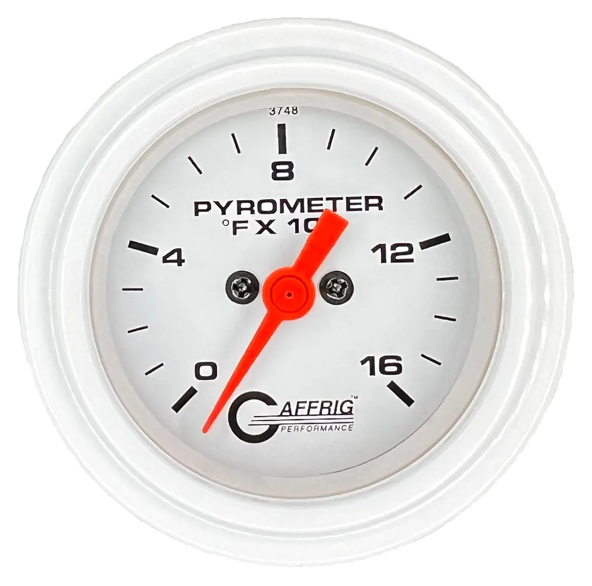 Gaffrig Part #5524 2 Inch Electric Pyrometer Marine Boat Gauge 0-1600 F White 13