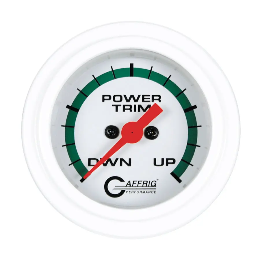 Gaffrig Part #5052 2 Inch Electric Trim Meter Mercury Marine Boat Gauge - 270 Degree Sweep Black 1