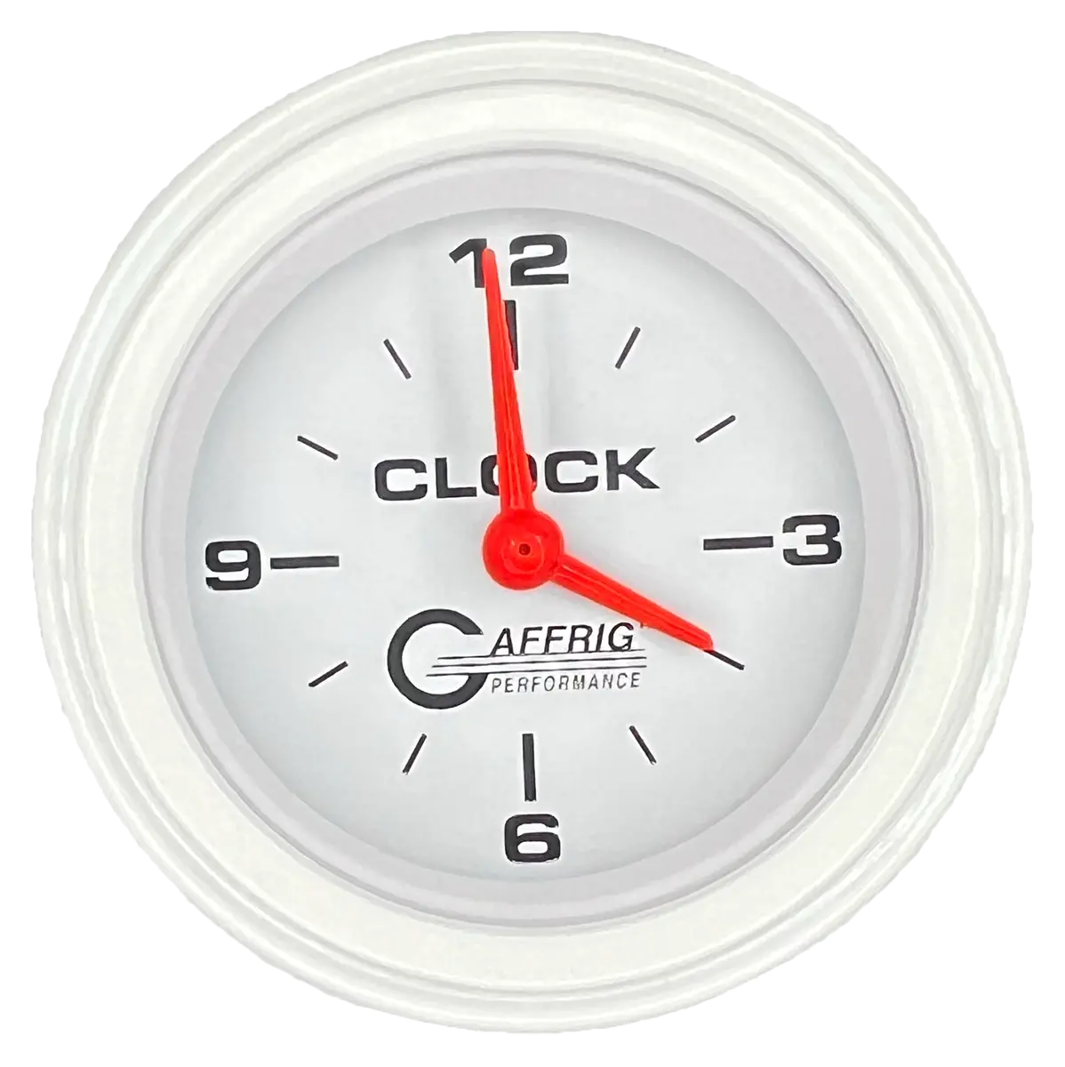 Gaffrig Part #5554 2 Inch Electric Clock Marine Boat Gauge White 13