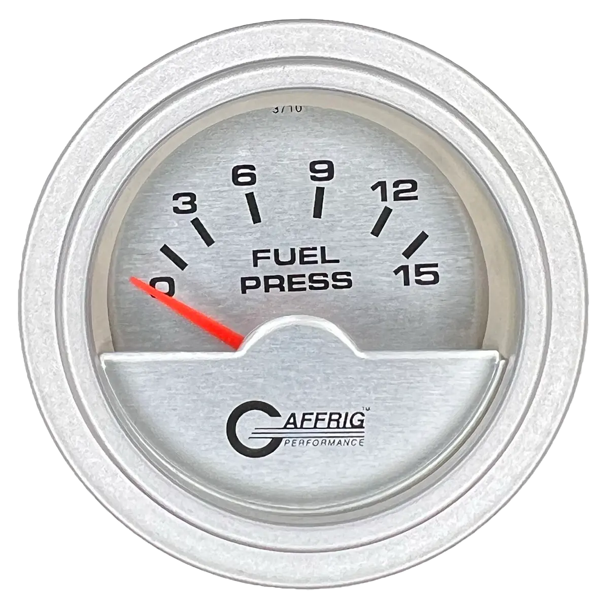 Gaffrig Part #5806 2 Inch Electric Fuel Pressure Marine Boat Gauge 0-15 Psi Platinum 18