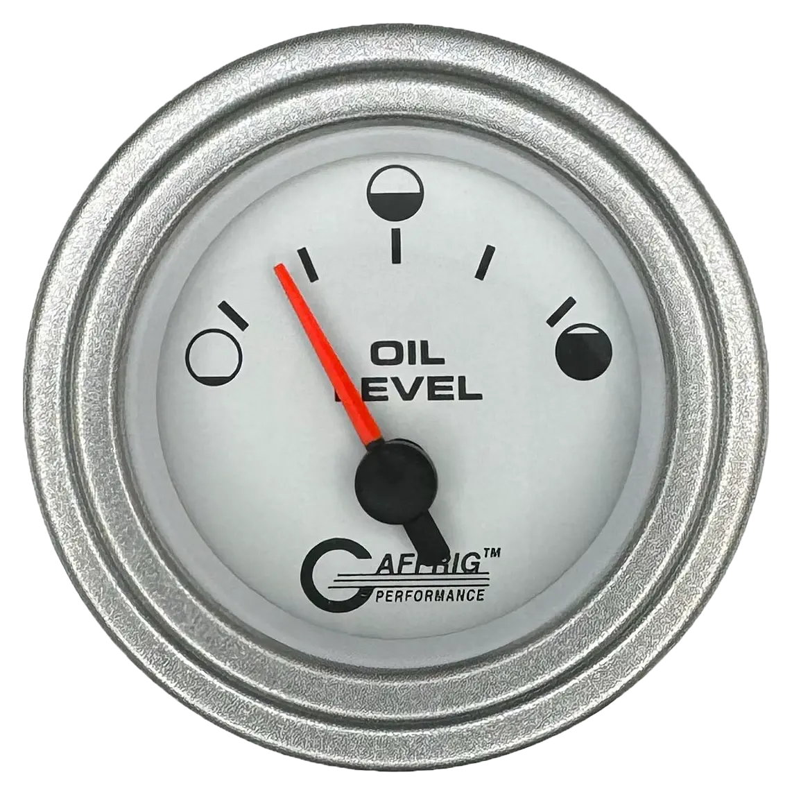 Gaffrig Part #5856 2 Inch Electric Oil Level Marine Boat Gauge Platinum 17