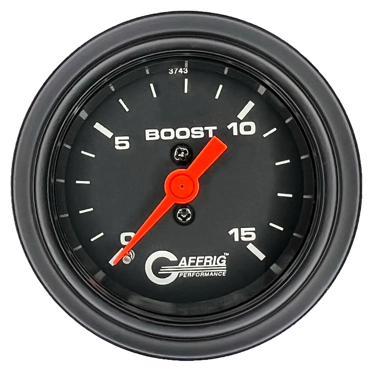 Gaffrig Part #6000 2 Inch Mechanical Boost Marine Boat Gauge 0-15 Psi Black 9