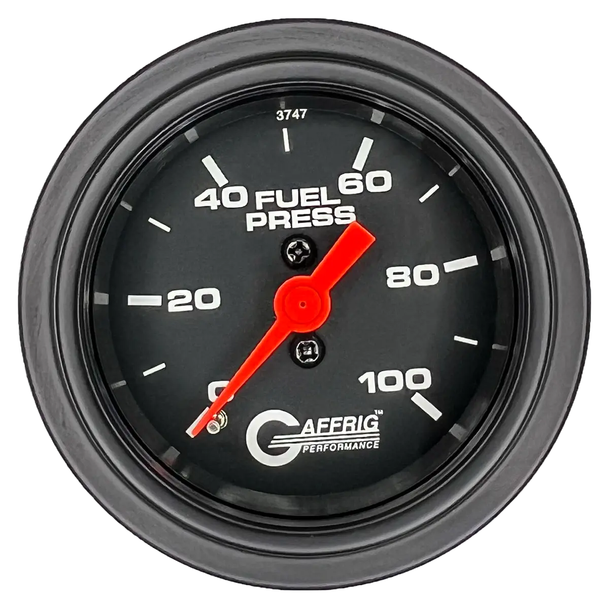 Gaffrig Part #6004 2 Inch Mechanical Fuel Pressure Marine Boat Gauge 0-100 Psi Black 9