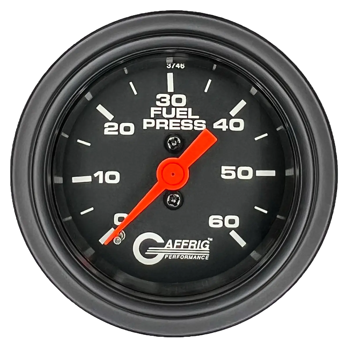Gaffrig Part #6010 2 Inch Mechanical Fuel Pressure Marine Boat Gauge 0-60 Psi Black 9