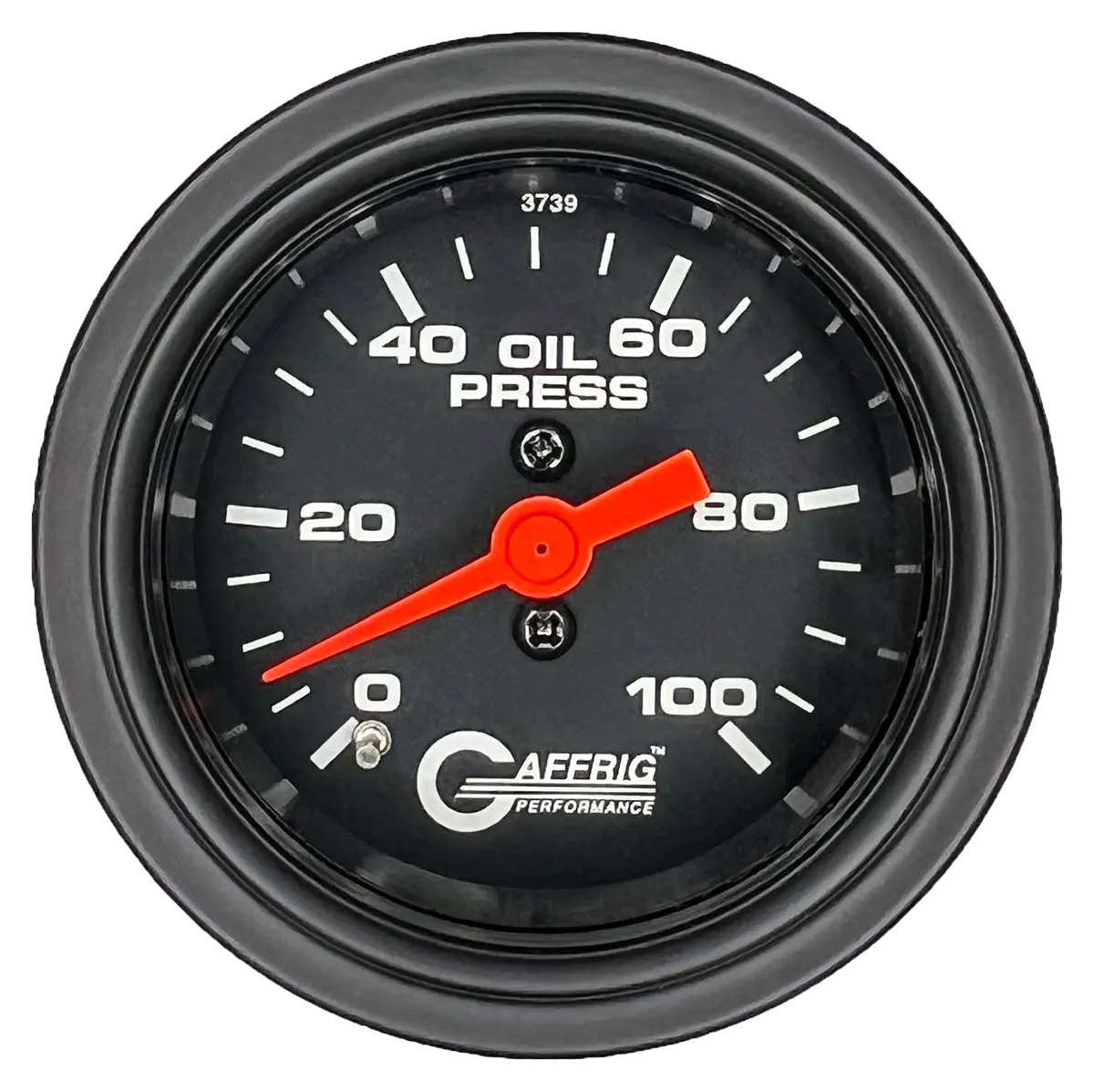 Gaffrig Part #6012 2 Inch Mechanical Oil Pressure Marine Boat Gauge 0-100 Psi Black 9