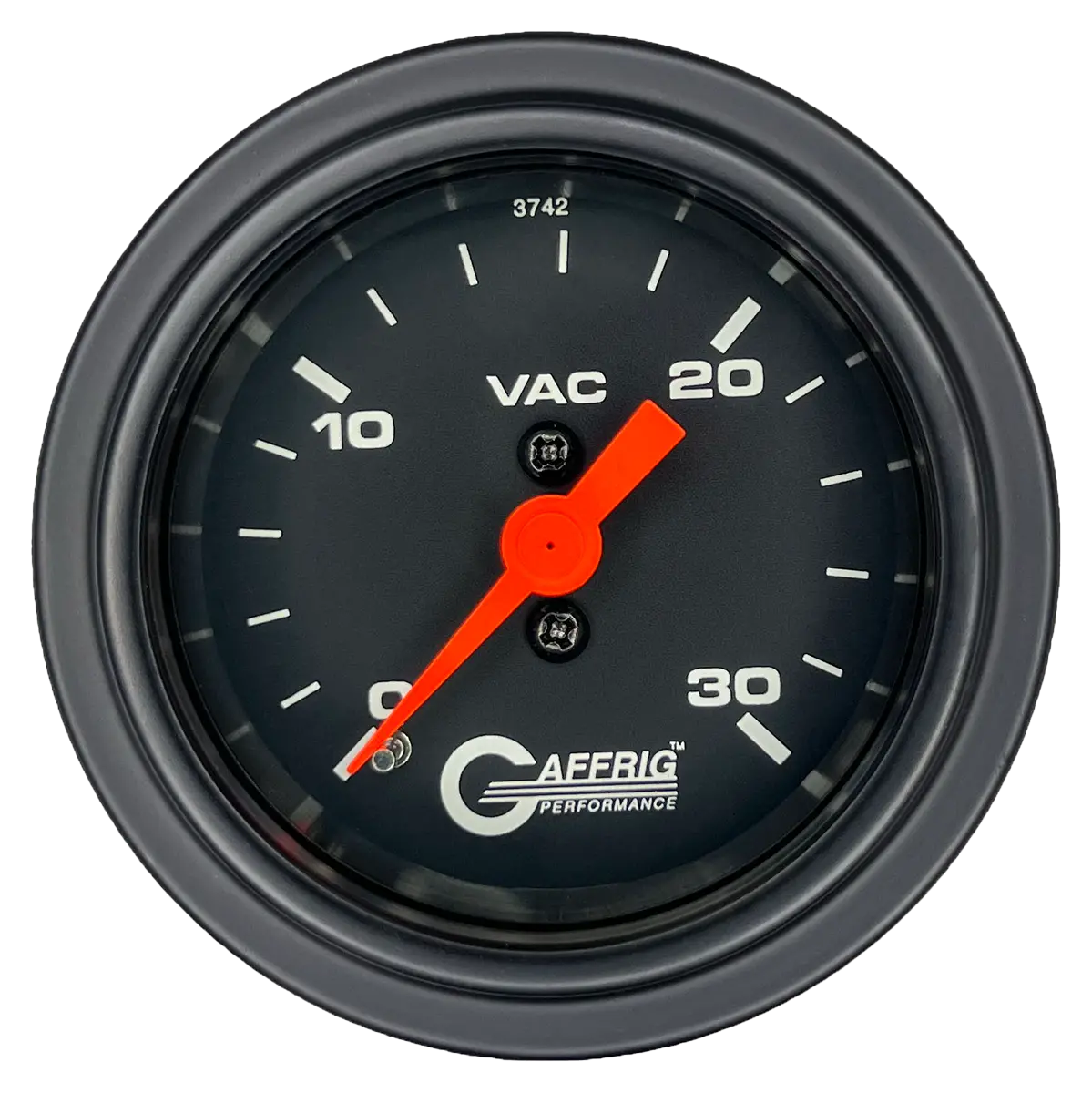 Gaffrig Part #6016 2 Inch Mechanical Vacuum Marine Boat Gauge 0-30 Black 9