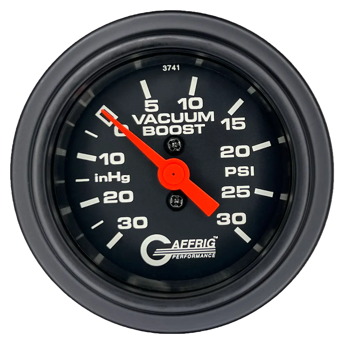 Gaffrig Part #6018 2 Inch Mechanical Vacuum 0-30Hg/Boost Marine Boat Gauge 0-30 Psi- Black 9