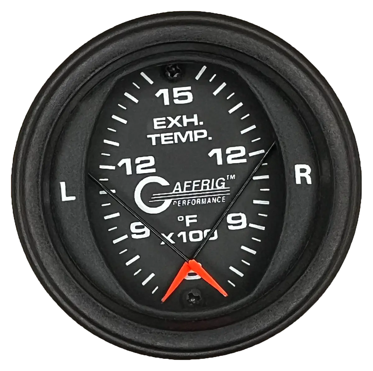 Gaffrig Part #6024 2 Inch Mechanical Dual Pyrometer Marine Boat Gauge 600 - 1600 F Black 9
