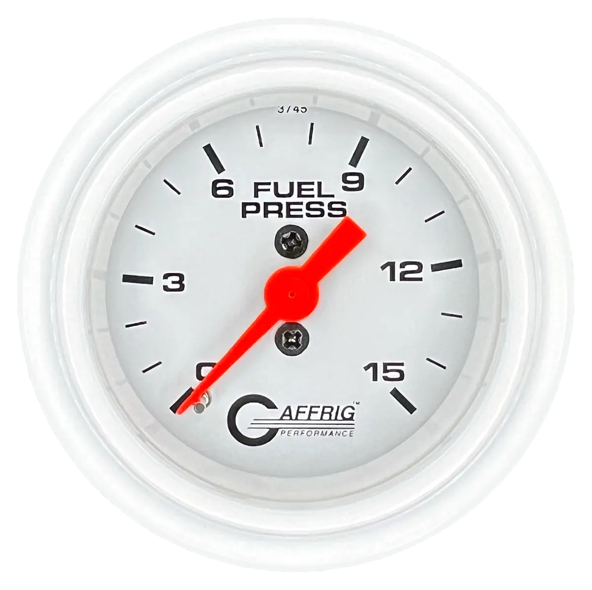 Gaffrig Part #6508 2 Inch Mechanical Fuel Pressure Marine Boat Gauge 0-15 Psi White 13