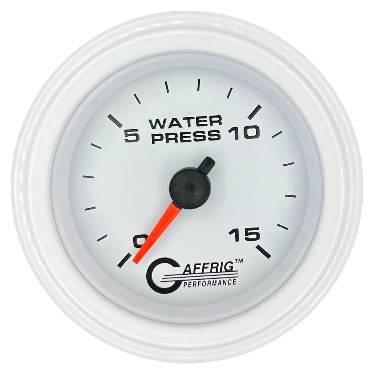 Gaffrig Part #6520 2 Inch Mechanical Water Pressure Marine Boat Gauge 0-15 Psi White 13