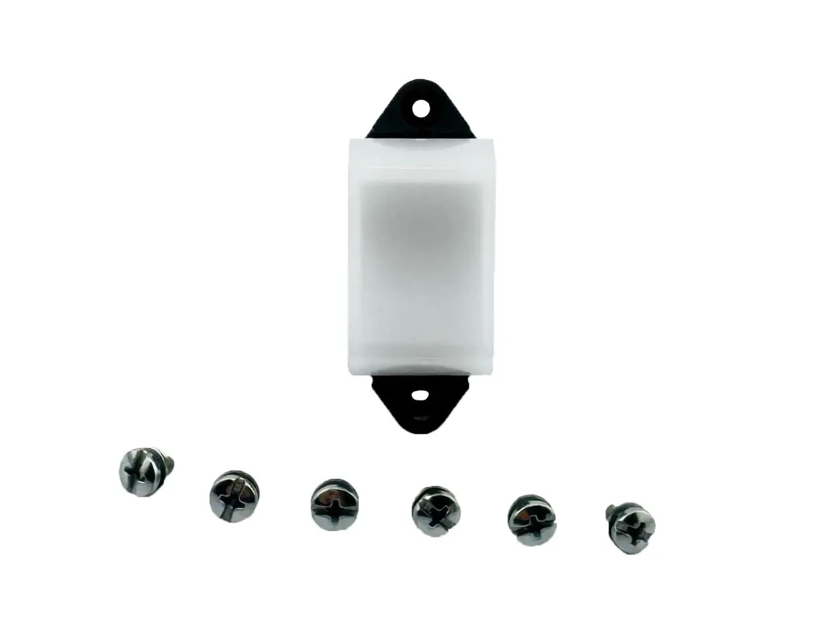 Gaffrig Part #9805 Military Rocker Switch - Double Pole Double Throw - Translucent White 1