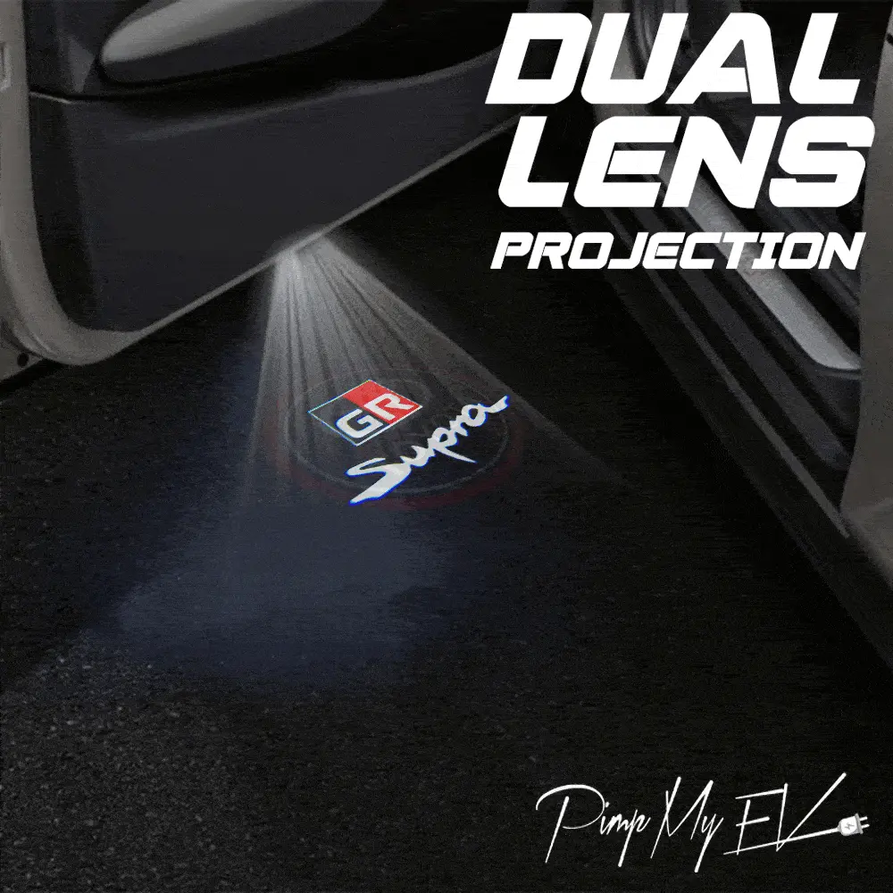 Toyota Gr Supra Dynamic Dual Lens Premium Door Puddle Lights Multiple Designs 2020-2026 1