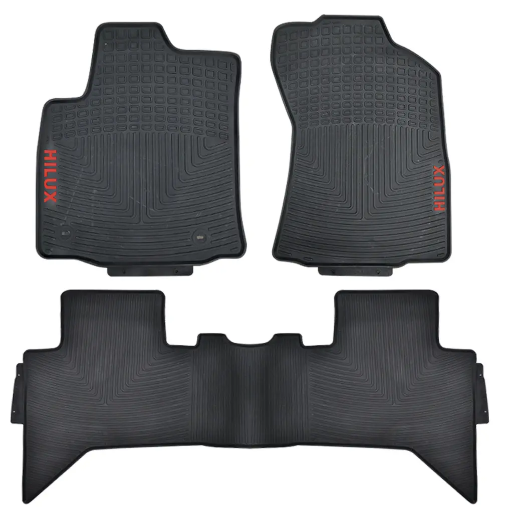 Toyota Hilux 2015 To 2018 Premium Rubber Matting / Guard (High Quality) 3