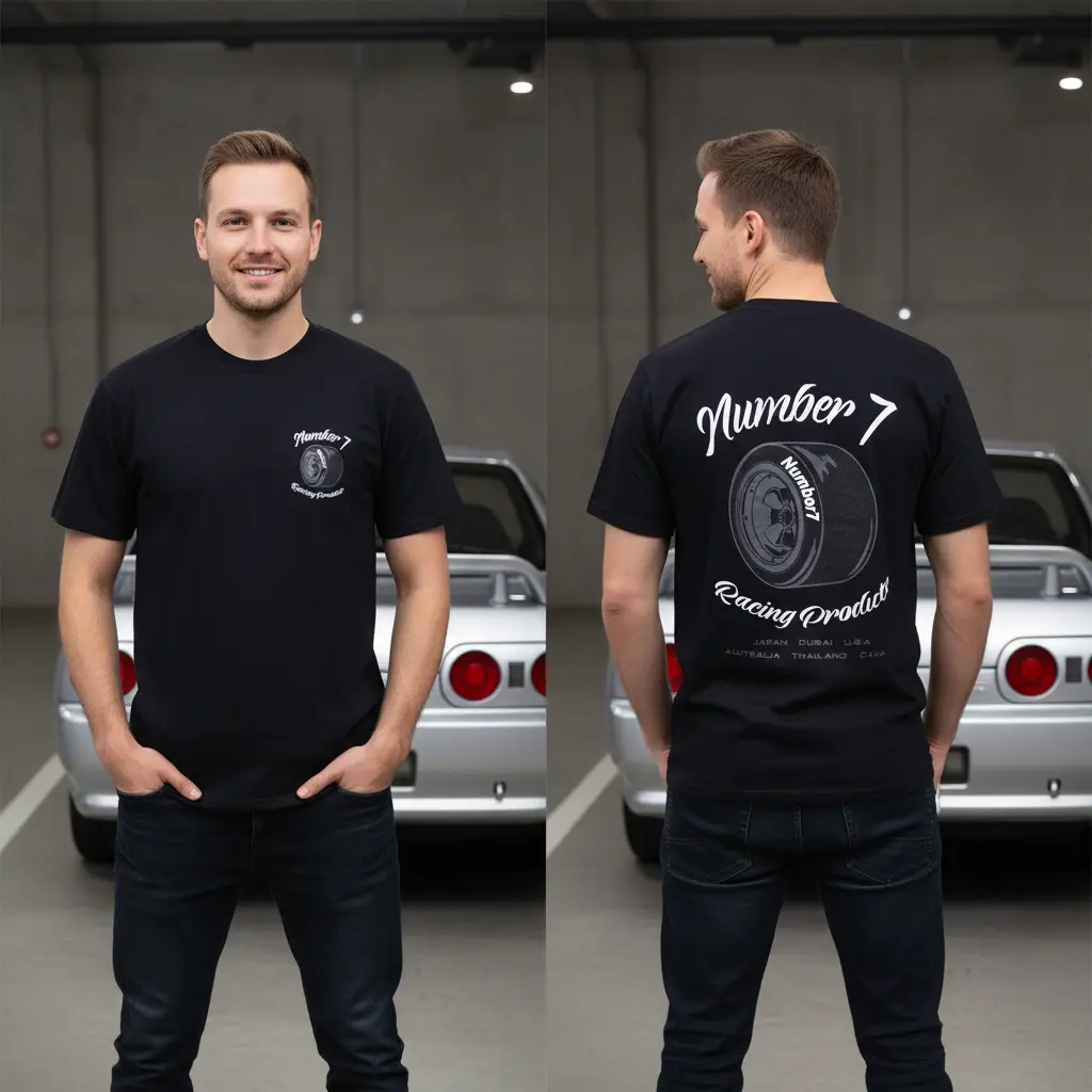 Number7 Wheel T‐Shirts　Number7 ホイールｔシャツ 1