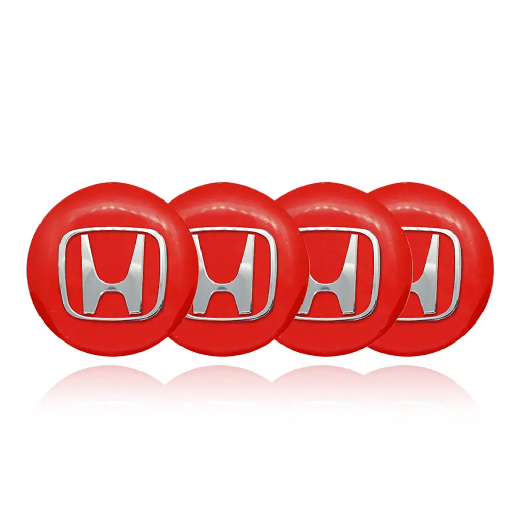Honda Car Center Wheel Cap Badge Aluminum Metal Sticker 1