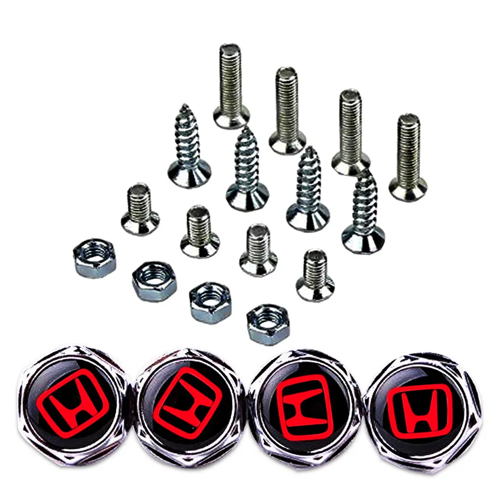 Honda Car License Plate Frame Screws 2