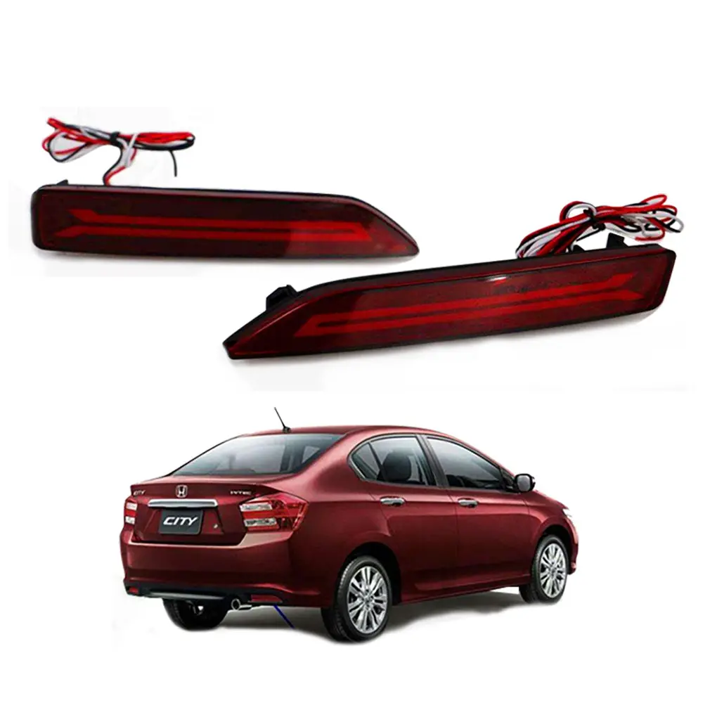 Honda City Rear Bumper Light 2012 2013 2014 With 2 Functions 1