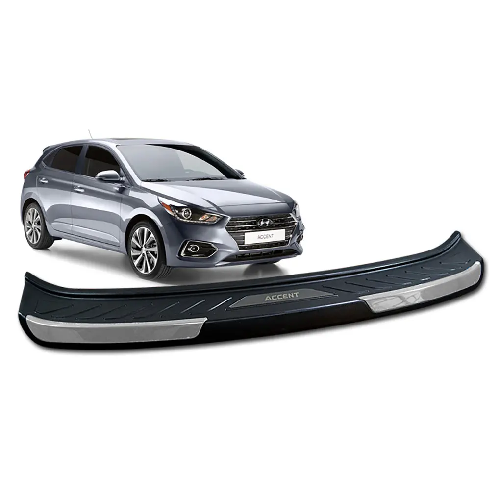 Hyundai Accent 2019 - 2020 Rear Bumper Guard Protector 1