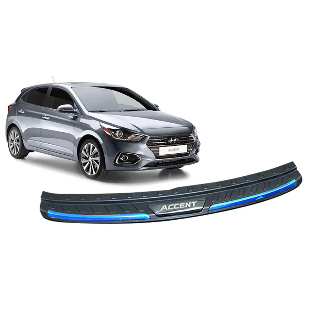 Hyundai Accent 2019 Rear Bumper Guard Protector 1