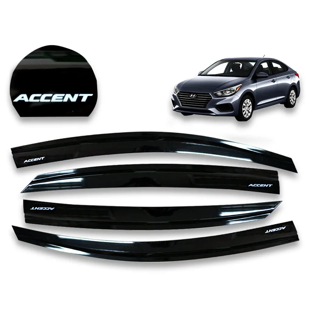 Hyundai Accent Car Rain Gutter Protector (High Quality) 1