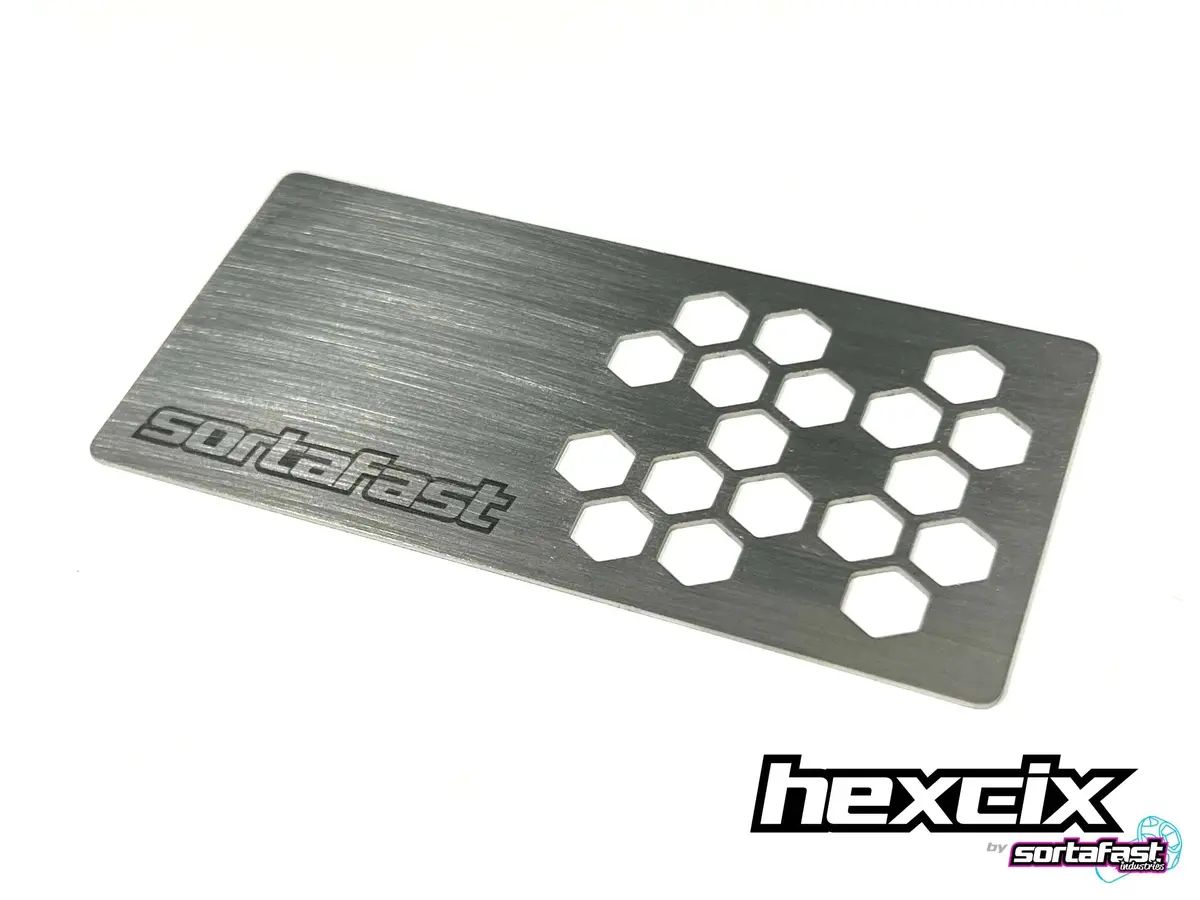Sortafast Hexcix Stainless Steel Battery Weight - Offset 1S / 2S Shorty 1
