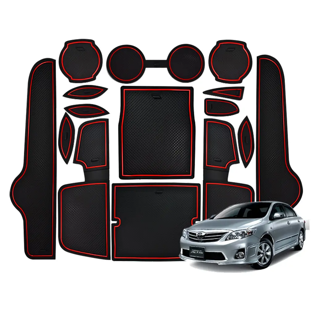 Toyota Altis Door Slot Mats 1