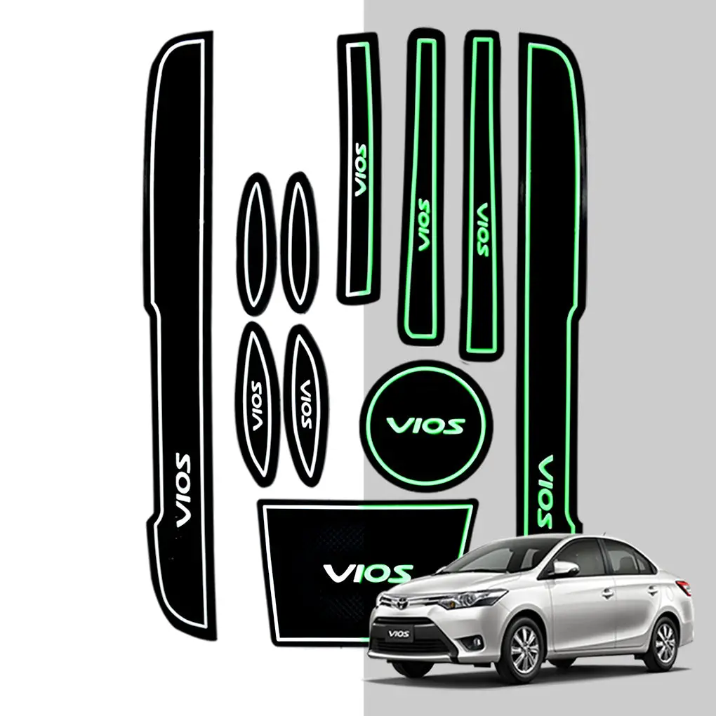 Toyota Vios Door Slot Mats 1
