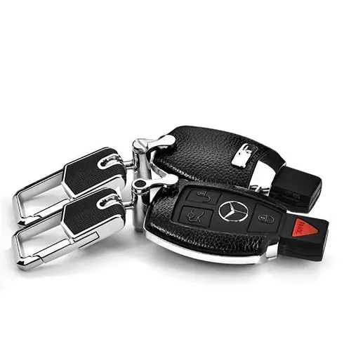 Saibon Black Mercedes Benz Car Key Remote Holder Keyless Case Fob (High Quality) 1