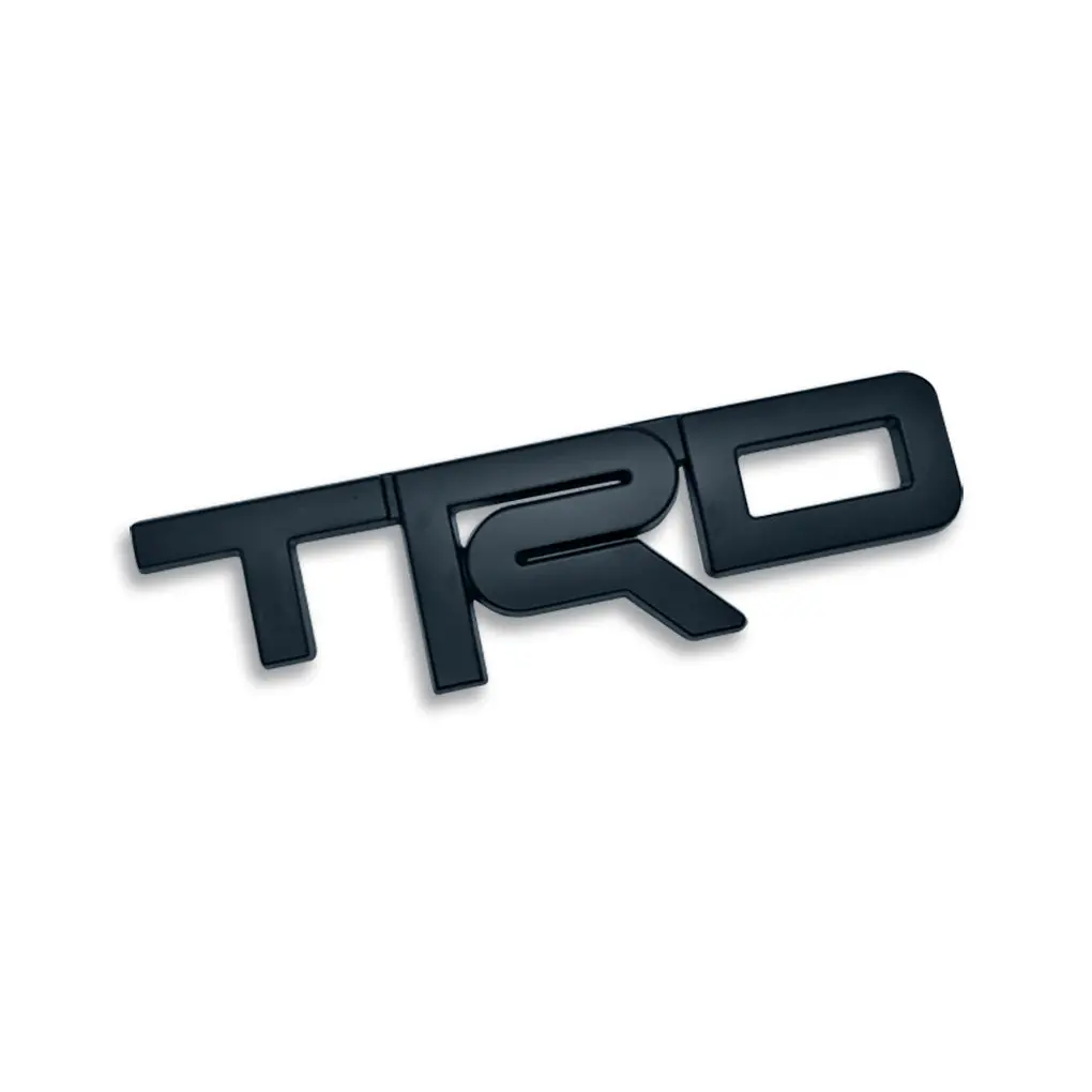 Car Sticker 3D Metal Sticker Trd 3.5Cm X 12.5 Cm 3