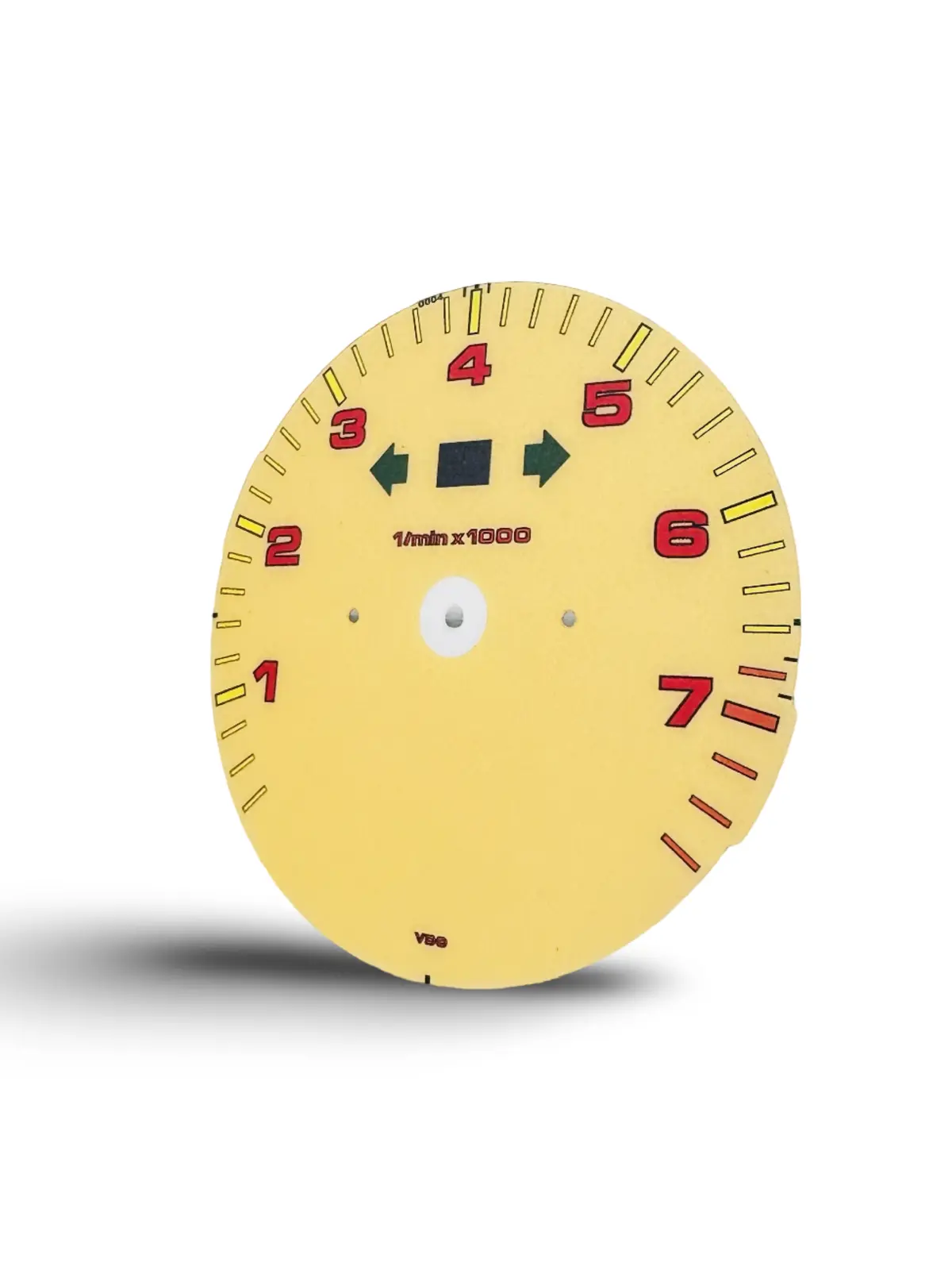 Speedometer Dial 964 993 Tachometer Without Board Computer. Speed Yellow W/ Red Numbers.  One Available. 1