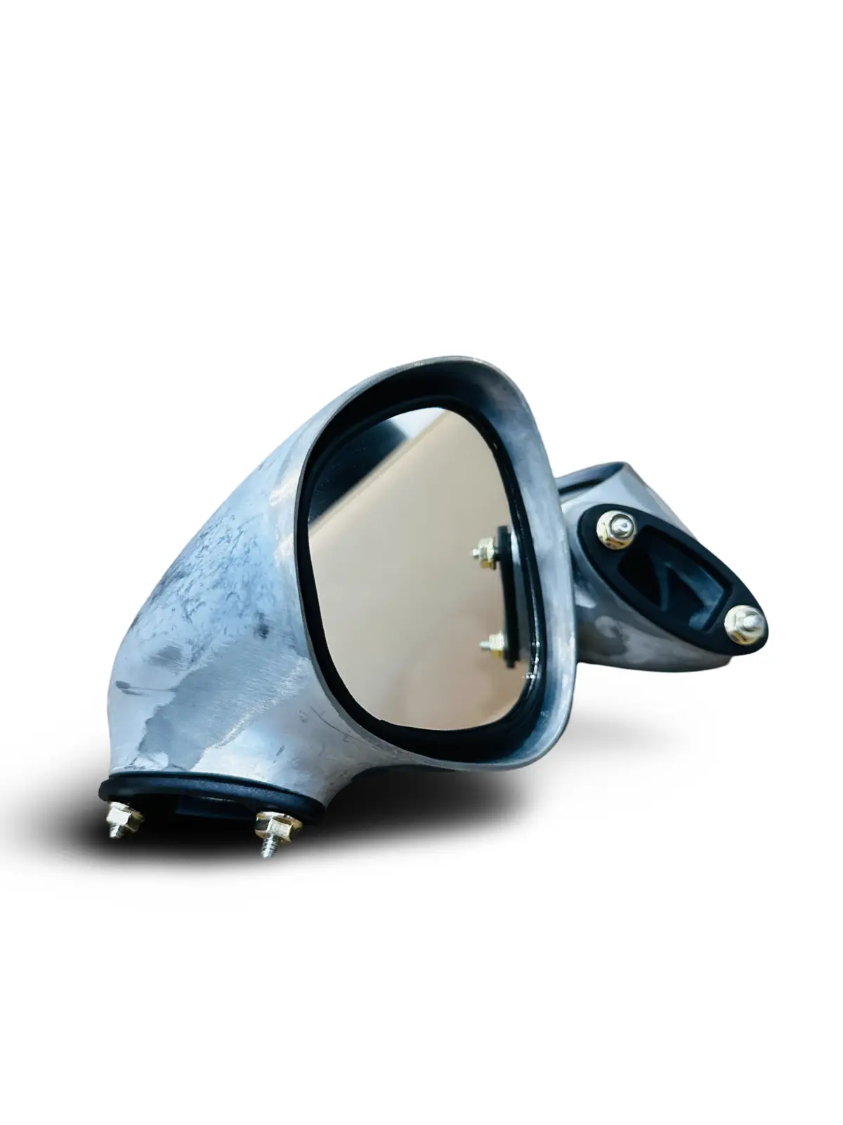 Beautiful Classic Unfinished Aluminum Mirrors. Only One Set Available. 1
