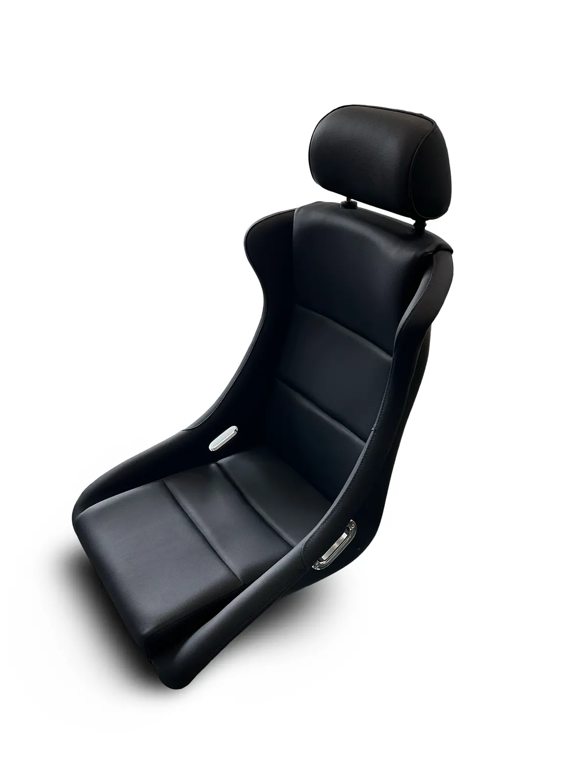 Black Leatherette Classic Hardback Sport Seats Set. Last One Available. 1