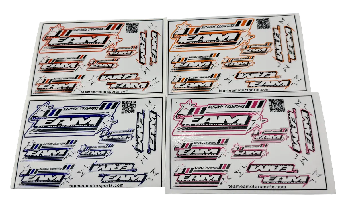 Team Eam Decal Sheets (4.5X6.5) 1