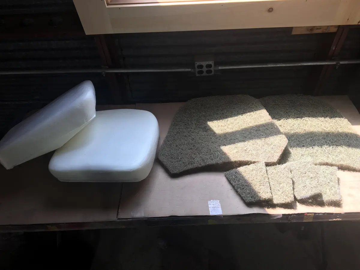 High Density Seat Padding Set For Both Seats, Backs And Bases - Bugeye Thru 1965 1